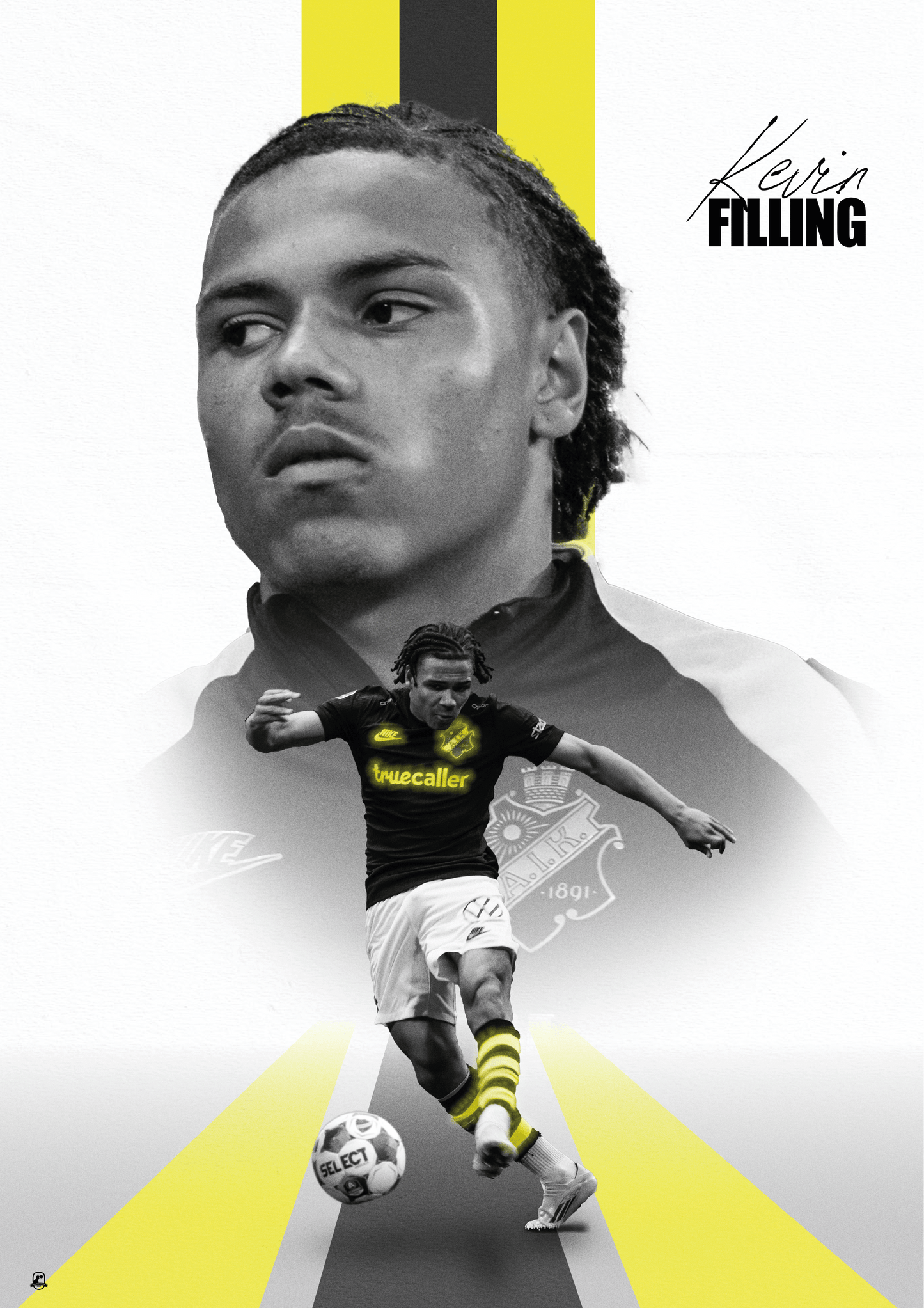Kevin Filling Poster - "Ränder"