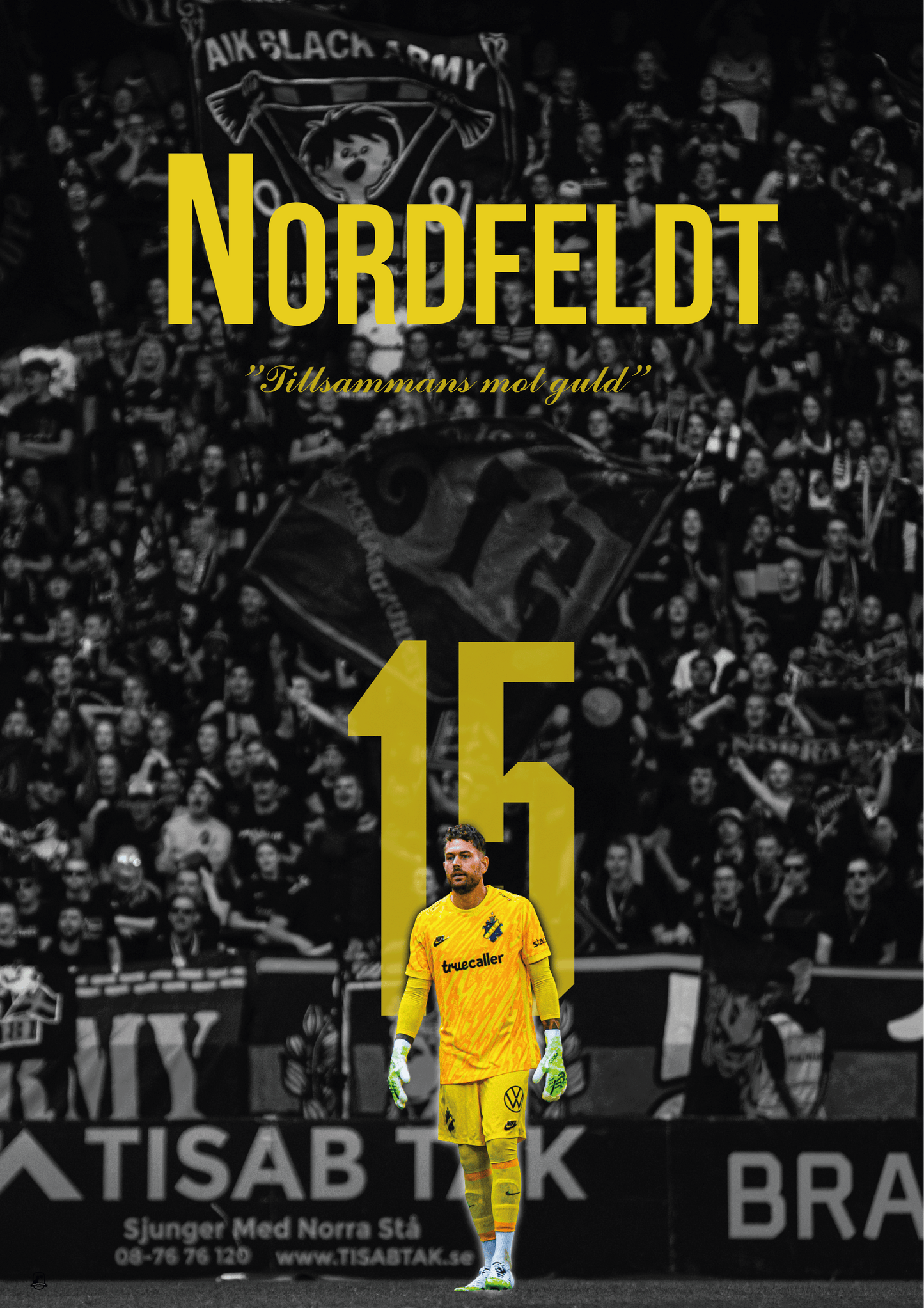 Kristoffer Nordfeldt Poster - "Tillsammans mot guld"
