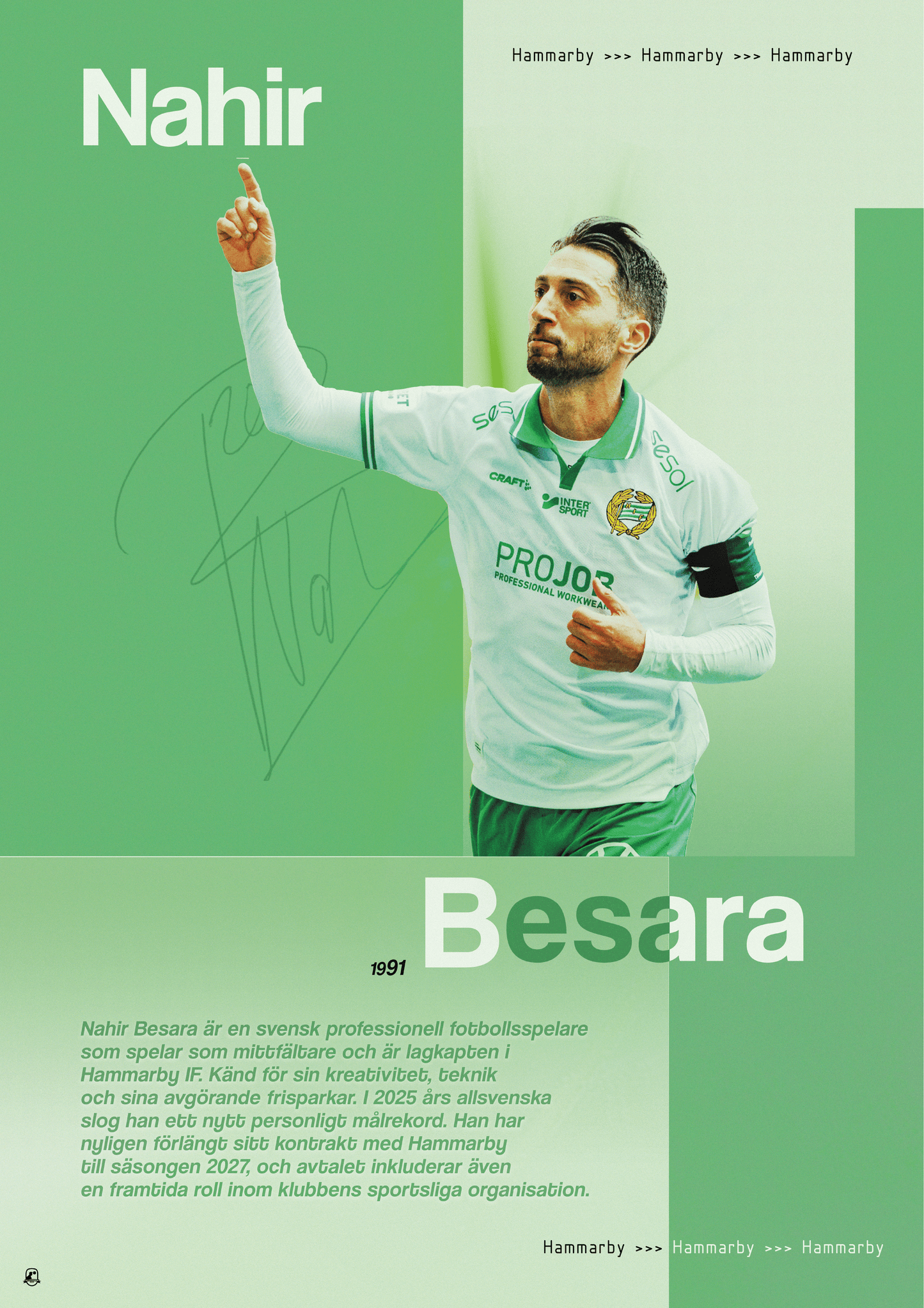 Nahir Besara Poster - "Fakta"