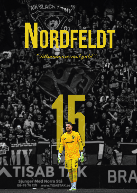 Kristoffer Nordfeldt Poster - "Tillsammans mot guld"
